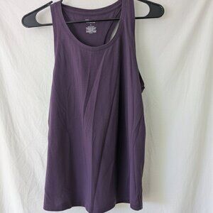 Tek Gear Racerback Purple Tank Top, Size Large